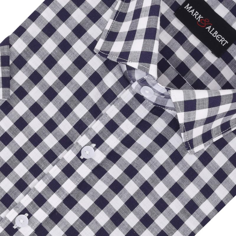 Image of Men's Half Sleeves Regular Shirt Navy