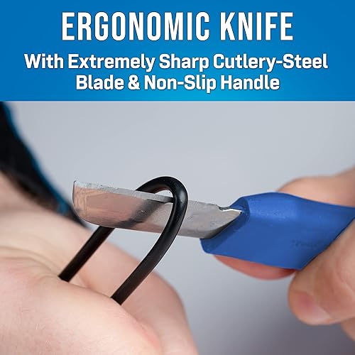 Miniatura 3 de Jonard Tools H-40 Bolsa de herramientas compacta de cuero con dos bolsillos, beige