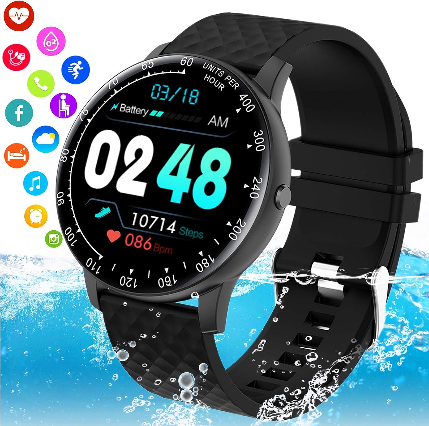 Burxoe Smart Watch,Smartwatch 