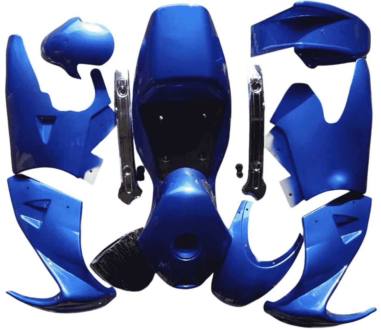 Pocket Bike Verkleidung Set komplett Blau