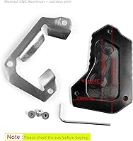 Vista 3 de Areyourshop para Triumph Tiger 1200 Explorer caballete lateral y soporte amplificador