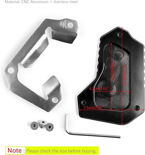 Miniatura 3 de Areyourshop para Triumph Tiger 1200 Explorer caballete lateral y soporte amplificador