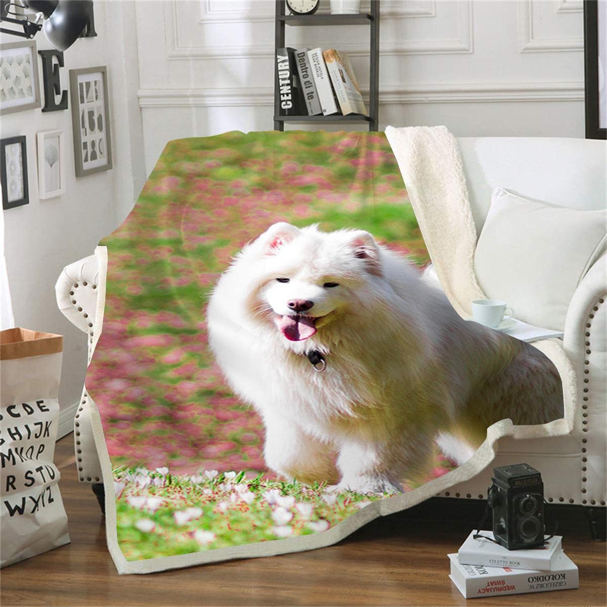 Couverture en polaire douce 150x200 cm contre le froid en voyage et lit