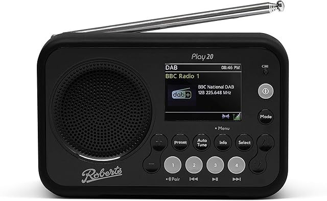 Roberts Play20 DAB Radio - Black