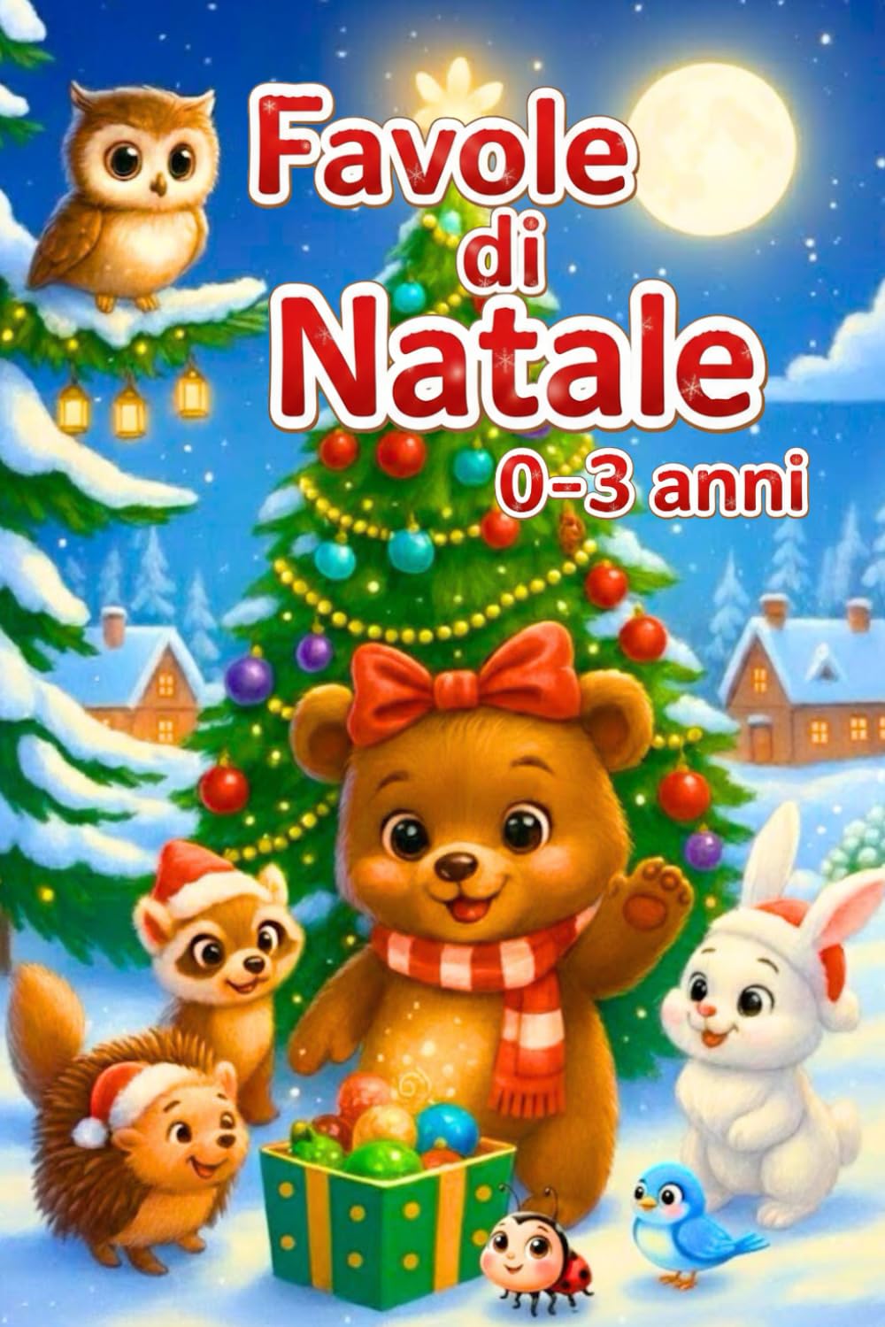 Favole per Bambini 0-3 Anni:: Racconti di Natale: Storie natalizie con Illustrazioni Incantate e Dolci Valori.