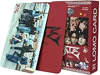 KPOPBP Stray kids comeu álbum photocards 55 pcs kpop cartões de fotos skz álbum conjunto de cartões lomo, presente para meninos e meninas merch