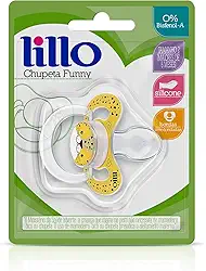 Lillo Chupeta Funny Animais Silicone Onça -