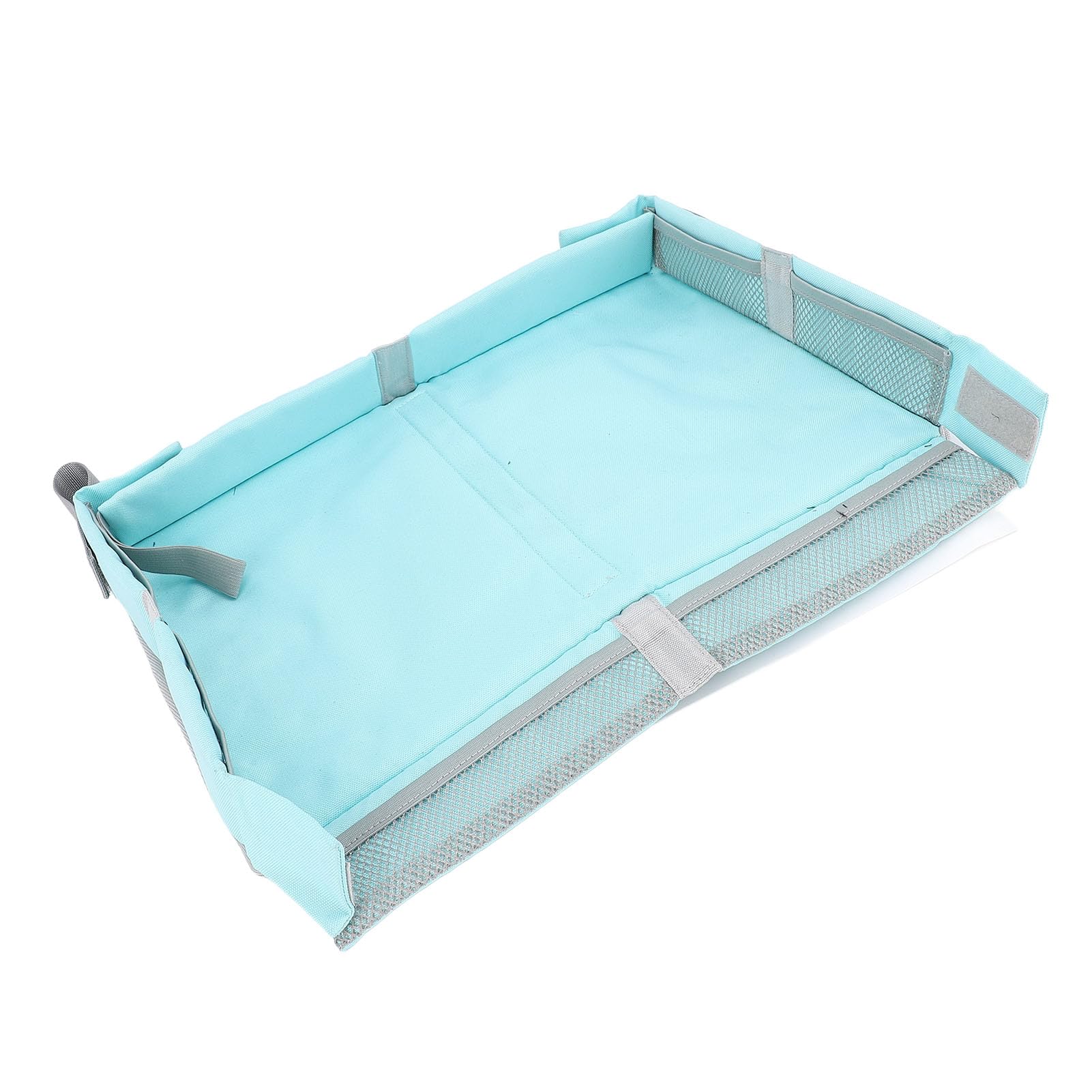 Yinhing Foldable Travel Tray Cover Multifunctional Airplane Tray for Kids and Adults Table Bag for Planes and Trains Stylish Navy Blue Design for Comfortable Travel Experience (Green)