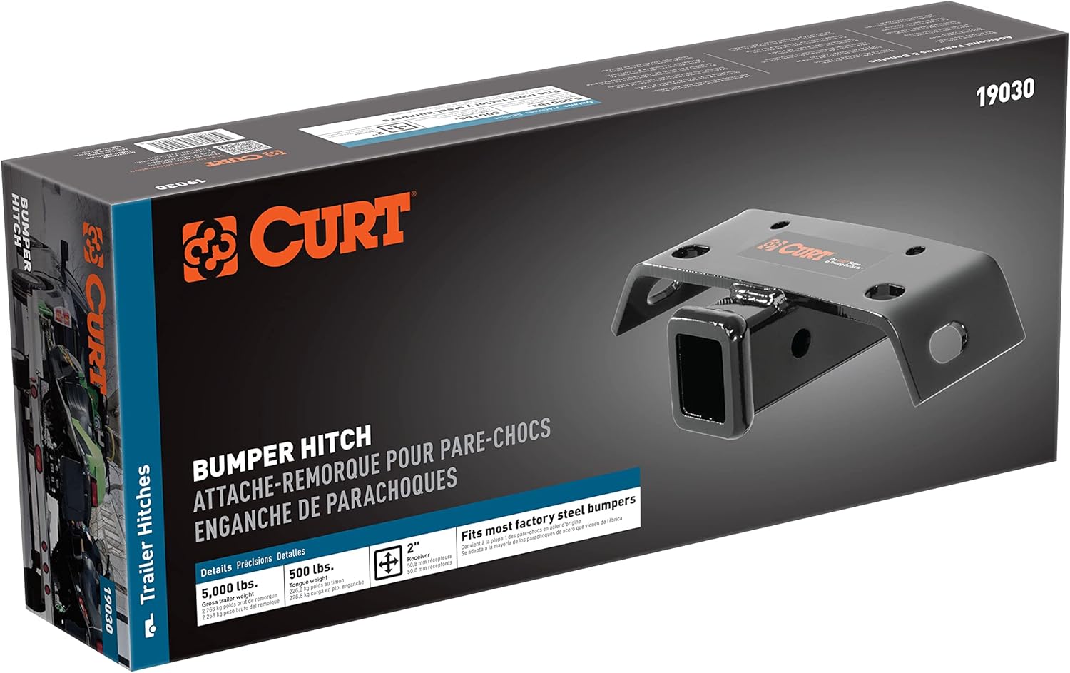 Curt Manufacturing 19030 2 in X 2 in Receiver Hitch