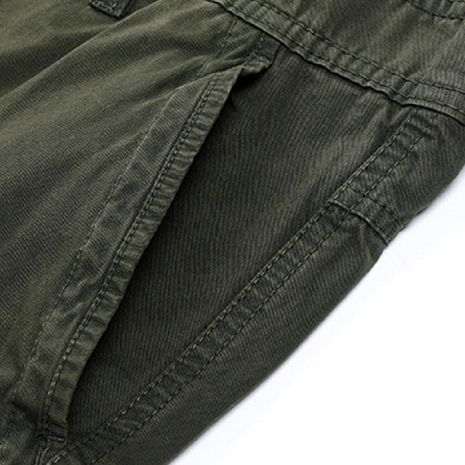 JEsilunmaMY Men's Casual Cotton Straight Cargo Pants Military Army Combat Work Pants Loose Tactical Pants with Multi Pockets
