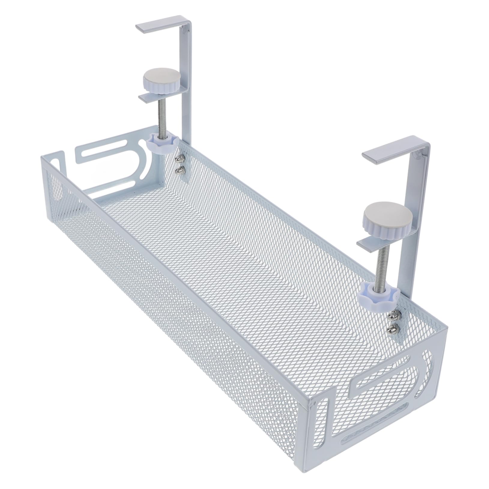 Organizator Kabli Pod Biurko z Praktycznym Zestawem Duża Pojemność Kable Adaptery i Hubs Usb Design Łatwy Montaż Oszczędność Miejsca