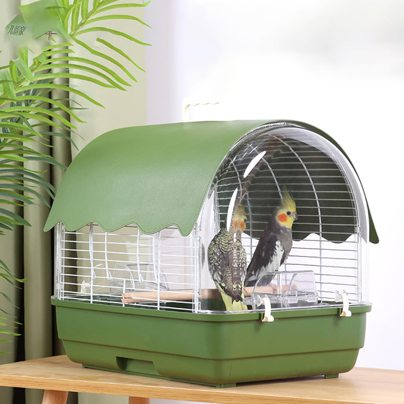 Jaula De Aves Para Viaje Transportín Para Aves Transparente De Viaje | Jaula De Transporte Para Periquitos Para Periquito Conure Cacatúa Ninfa Canario Agapornis Pinzón Salón Balcón
