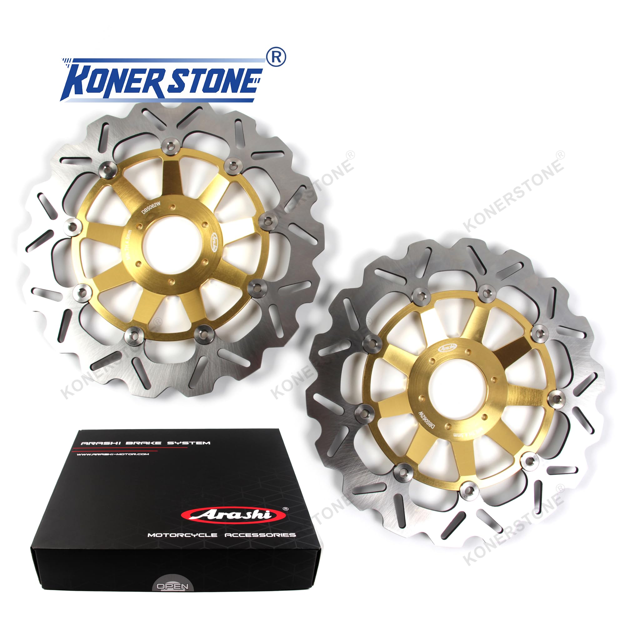 Rotores Discos de Freno Delantero Trasero para Hon.da CBR1100XX 1999-2007 Accesorios de Motocicletas CBR 1100XX CBR1100 XX 2000 2001 2002 2003 2004 2005 2006 Oro