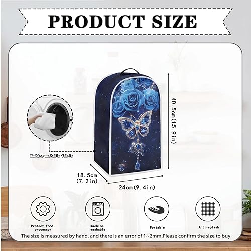 Vista 92 de doginthehole Lindos elefantes decorativos para electrodomésticos pequeños, juego de cubiertas de protección de huellas dactilares para cocina