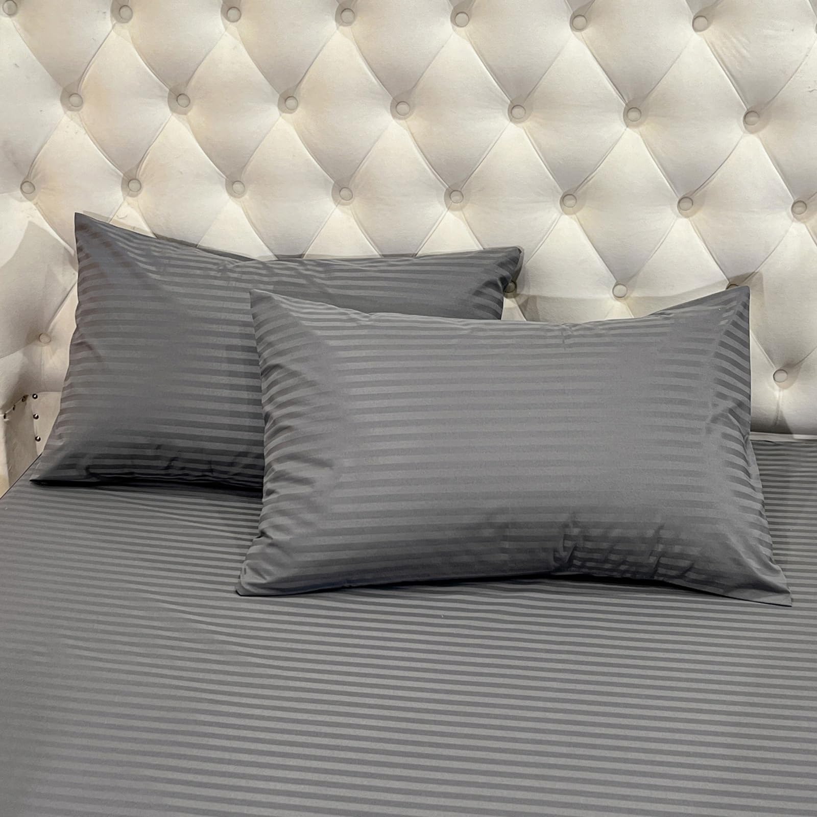 Protector de Colchón con Cremallera 4 Lados, Incluye 2 Fundas de Almohada