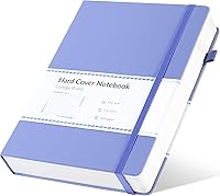 Vista 25 de CAGIE Cuaderno de cuadrícula de cuadrícula con puntos y balas, color negro A5