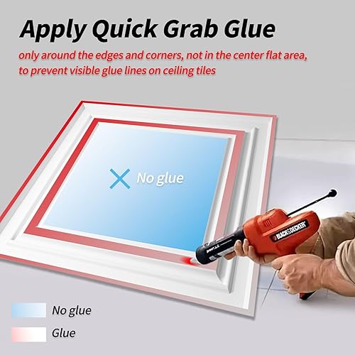 Miniatura 8 de Art3d Azulejos de techo de PVC, hoja de plástico de 2 x 2 pies en plata argente (paquete de 12)