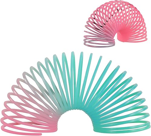 Miniatura 4 de Paquete de 30 resortes mágicos de primavera y arco iris para aliviar el estrés mini resortes juguetes a granel para fiestas premios de carnaval