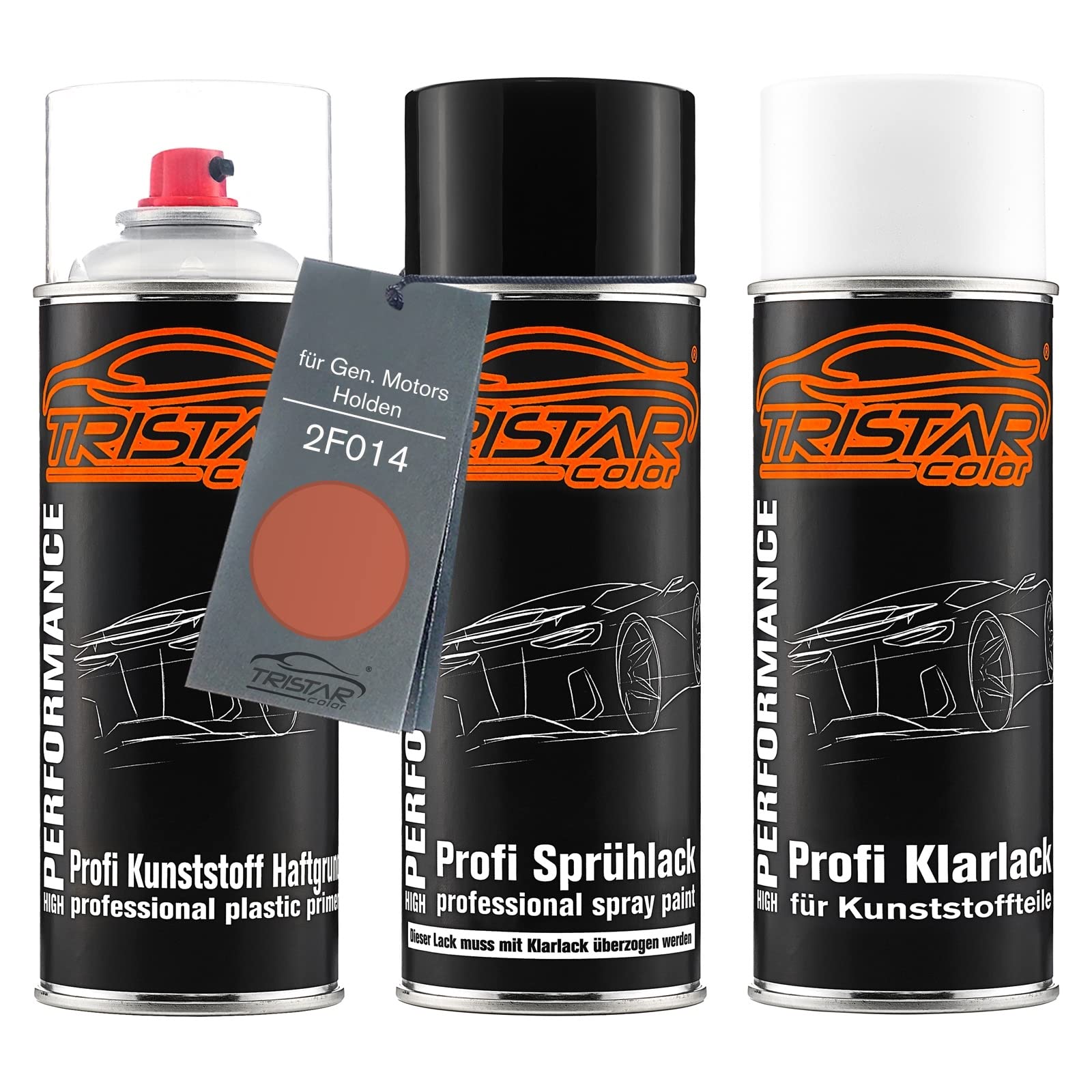 TRISTARcolor Zestaw w sprayu do plastiku do Holden 2F014 Copper Metallic