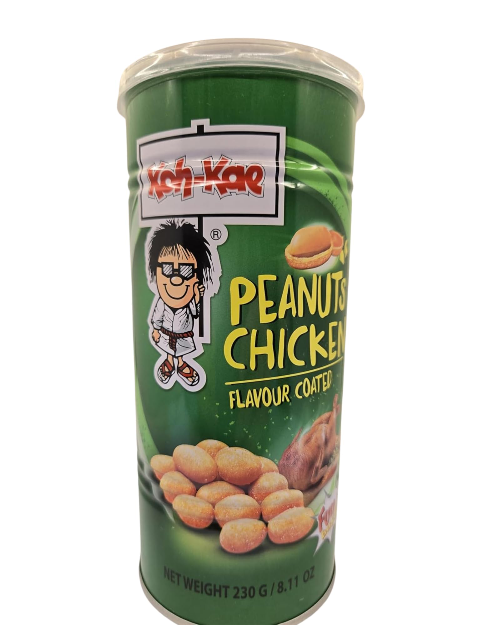 Koh Kae Roasted Peanuts Chicken Flavor Coated 1 Can X 230 G by Koh