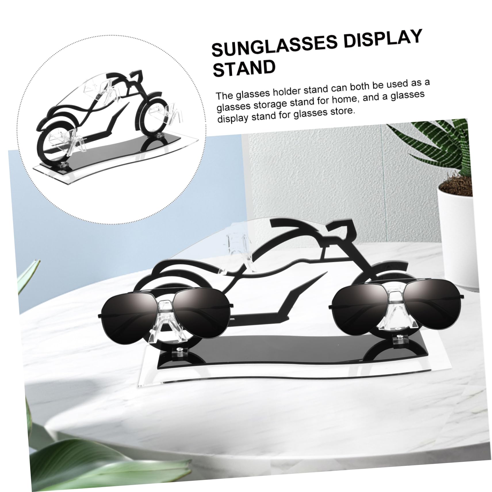Alipis 5St Brillenständer Riser sonnenbrille organizer sonnenbrillenhalter Ständer für Brillenhalter dekorativer Brillenhalter Brillen-Organizer-Ständer Sonnenbrillen-Organizer-Rack Acryl