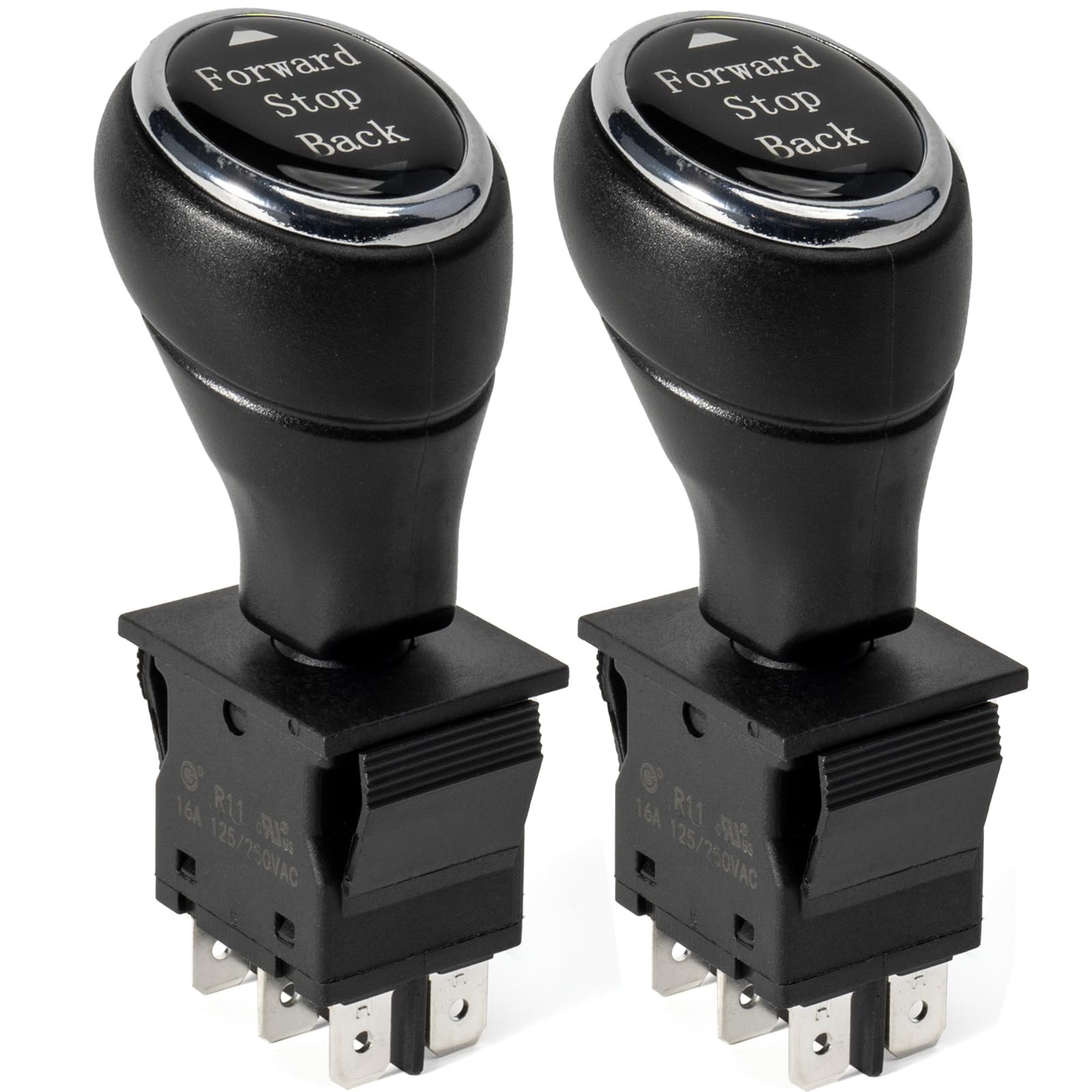 2 Pcs 6V 12volt 24V Compatible with Power Wheels Forward Stop Back Shift Switch Accessories, Electric car for Kids Replacement Parts forward reverse switch for kids car toy forward stop reverse switch