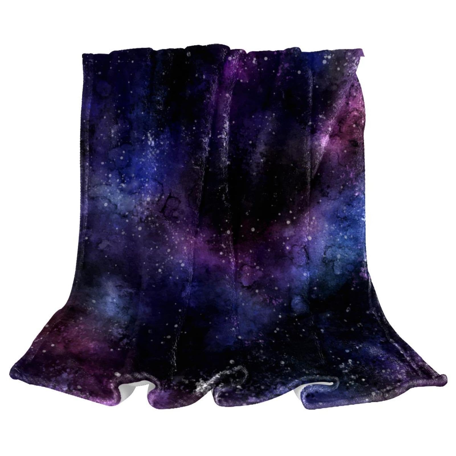 Couverture polaire violette anti-froid pour canapé de salon et lit de chambre 150x130