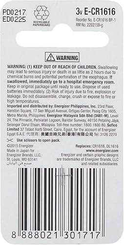 Miniatura 4 de Energizer Batería de litio CR1616 para monedas