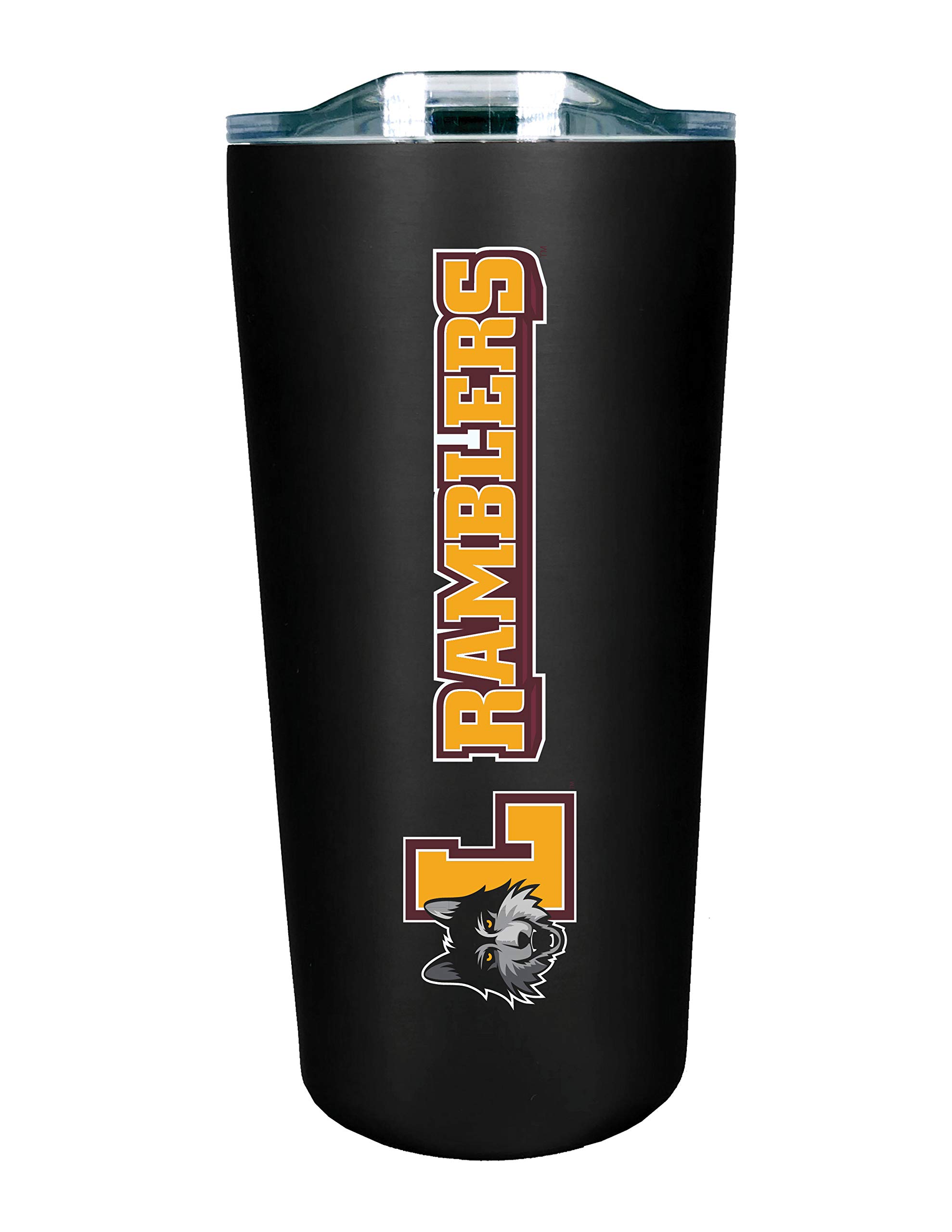The Fanatic Group Loyola University Chicago Double Walled Soft Touch Tumbler, Design-1 - Black