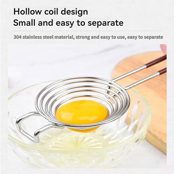 Stainless Steel,Raw Egg Separator,Egg Yolk Egg White Separation Tool (1 piece)