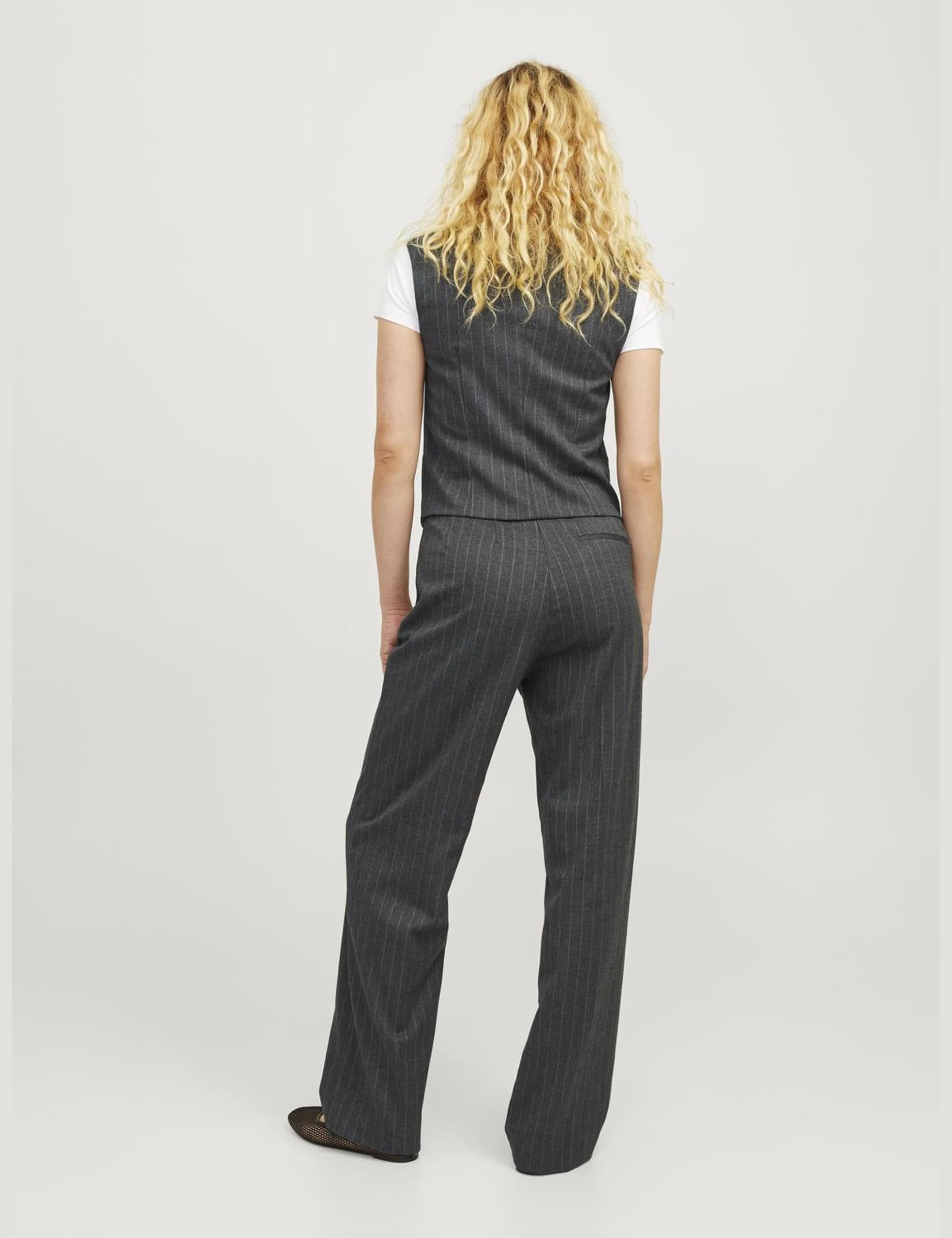 JACK & JONES Jxmary-Waistcoat Spazzolato Giubbotto Donna