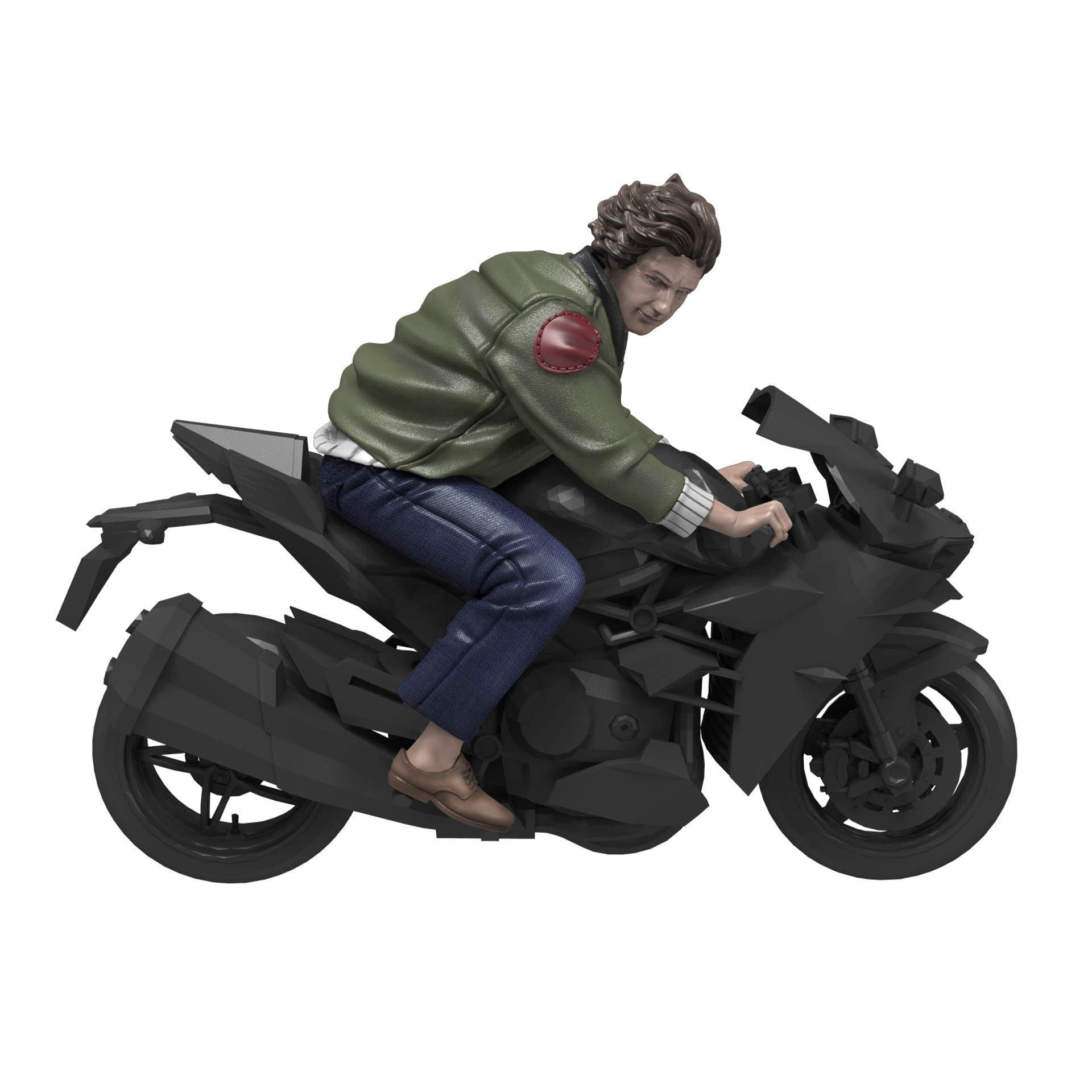 TORI FACTORY MF-08D Riding TOPGUN Pilot (1/32, 1/48, 1/72 Scale, Resin Figure)