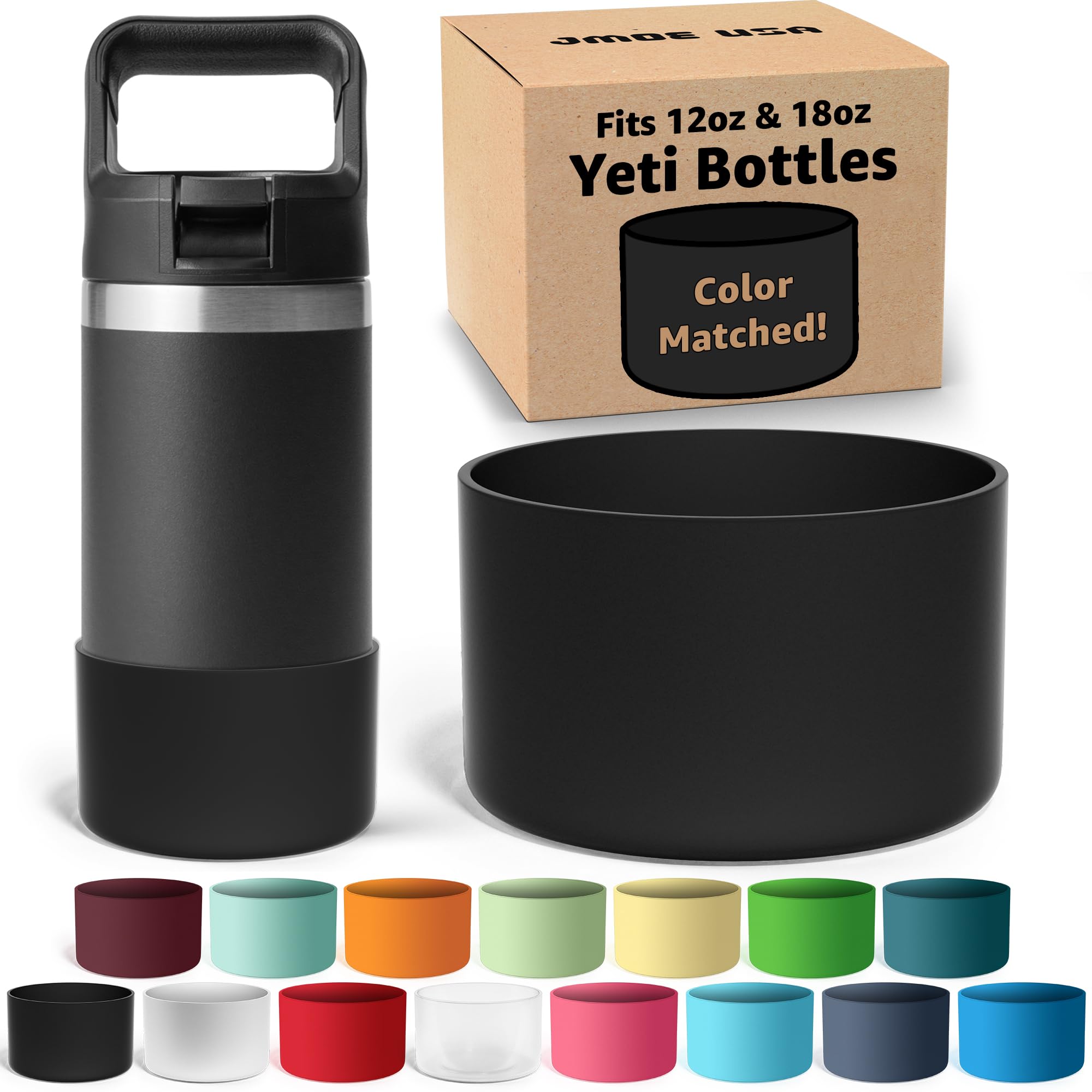 〇 3個セット　水筒のそこ　シリコン　シリコンブーツ　滑り止め　水筒 Amazon.co.jp: Jmoe USA シリコンブーツ Yeti Rambler Jr 12
