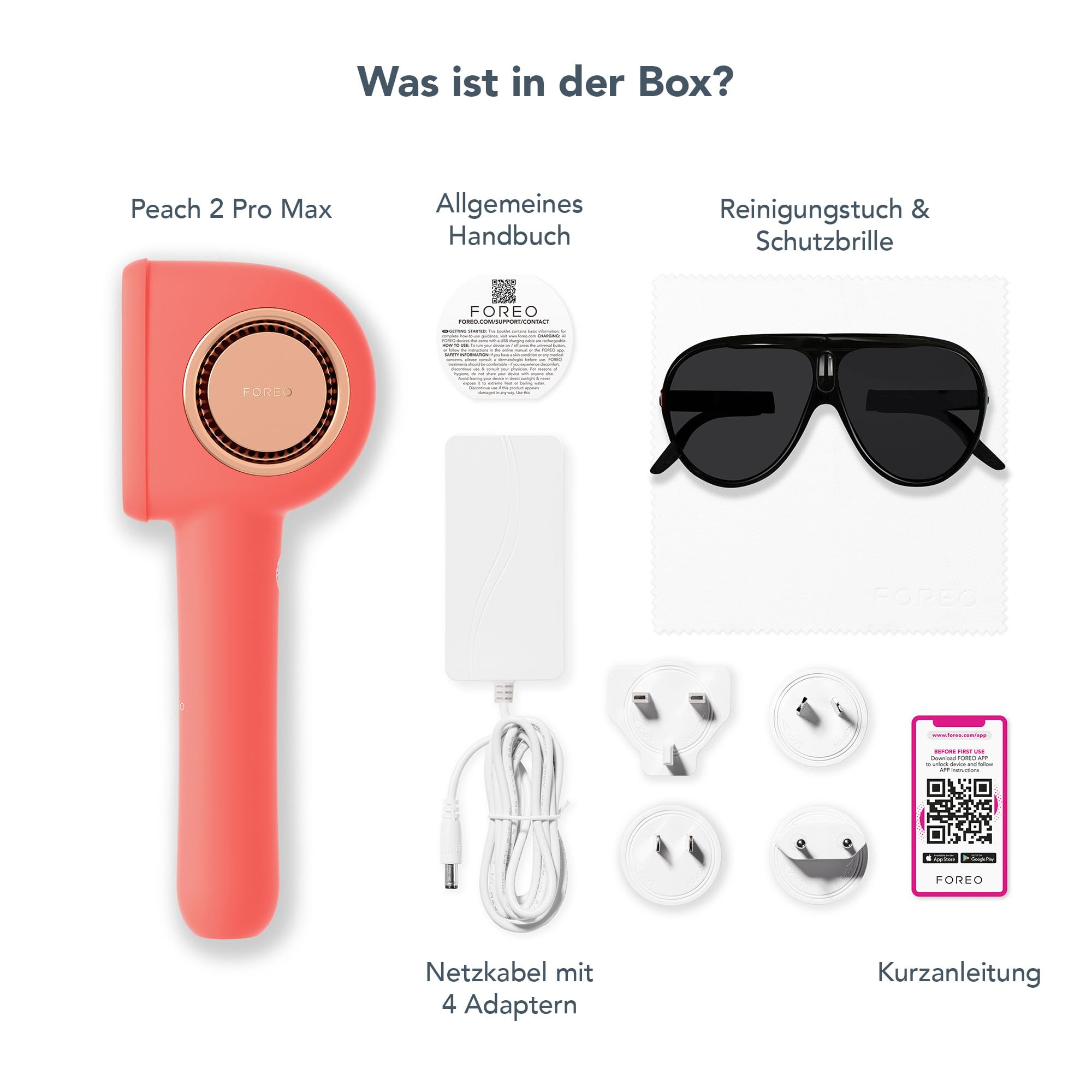 FOREO PEACH 2 Pro Max IPL-Haarentfernungsgerät - Beauty & Pflege