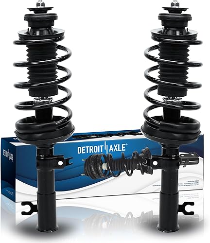Detroit Axle - Puntales delanteros con resorte helicoidal de reemplazo para Chevy Aveo5 Pontiac G3 Wave - Juego de 2 piezas
