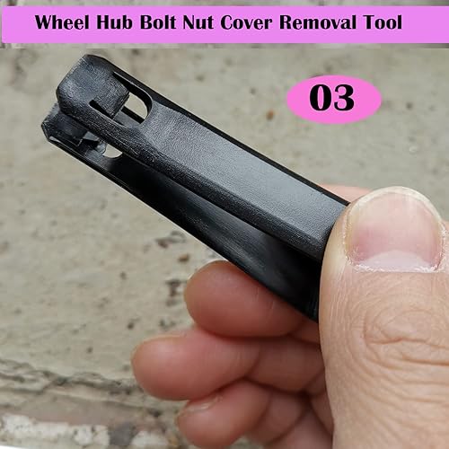 Miniatura 4 de ONTEN Juego de herramientas de extracción de tapas de tuercas de cubo de rueda de automóvil, extractor de tuercas 3 de cada uno, 9 en total