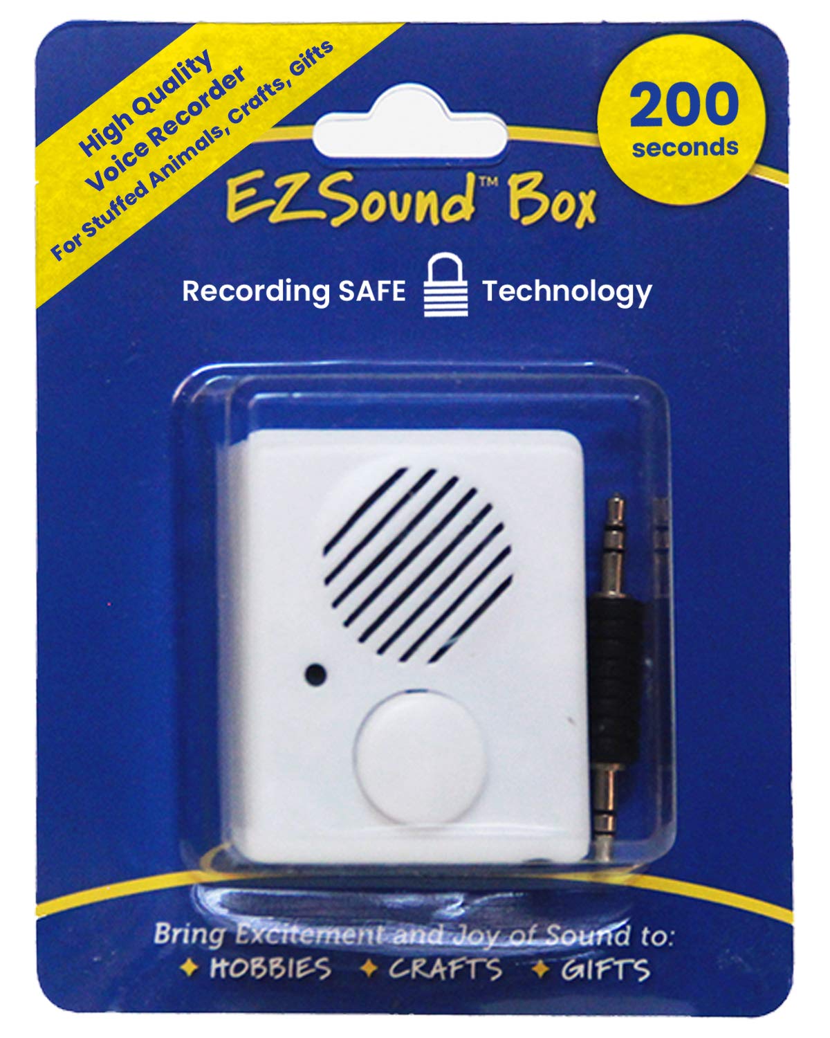 EZSound Box 200 seconds Voice Recorder for Stuffed Animals