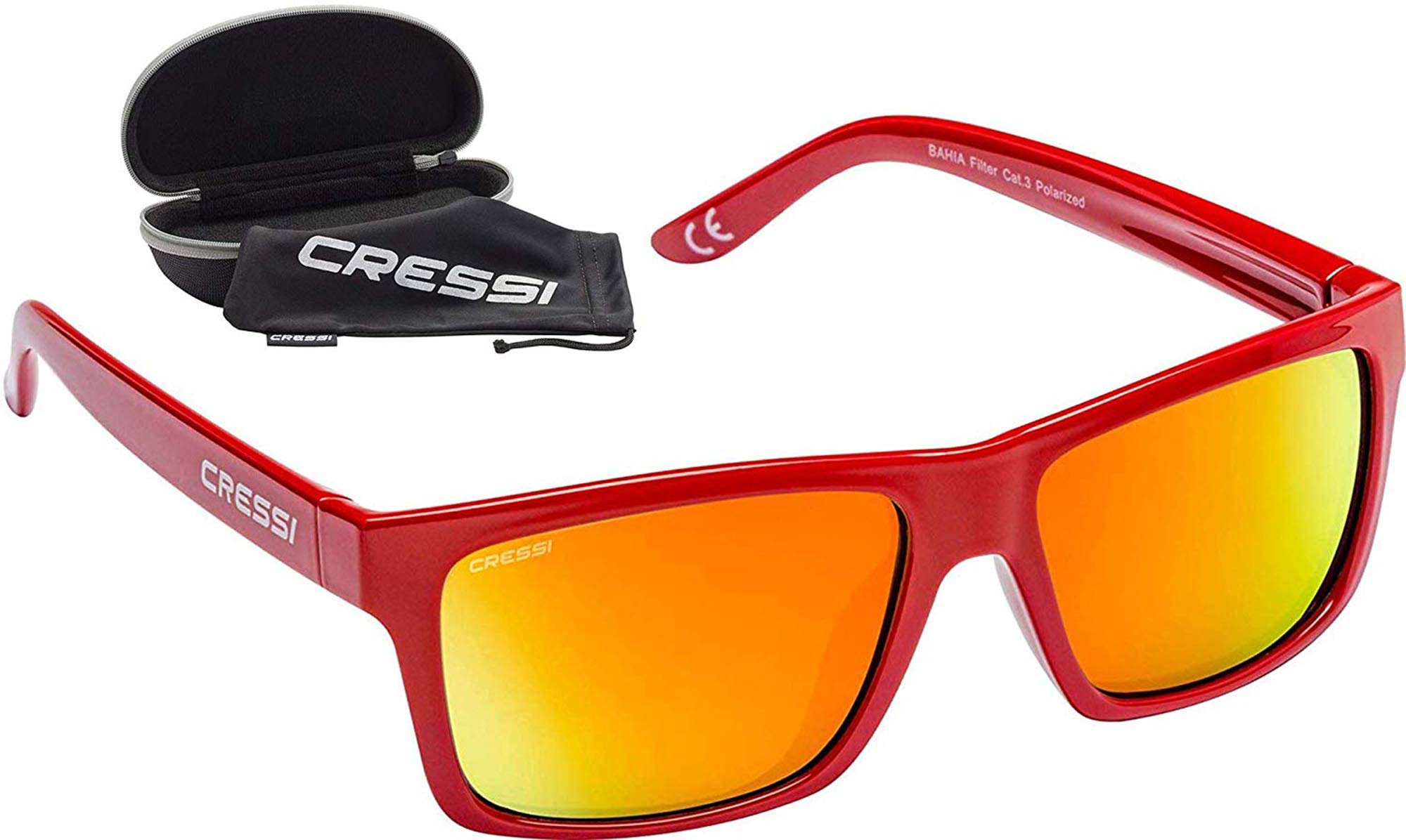 Cressi Bahia Floating Sunglasses - - Shatterproof Polarized Lenses with 100% UV Protection