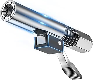 Grease Gun Coupler, Grease Gun Tip & 6 Locking Jaw Strong Lock-on, 12000 PSI High-Pressure Duty Quick Release Grease Coupler, Grease Gun Fittings Compatible with All Grease Guns 1/8" NPT Fittings 1Pcs