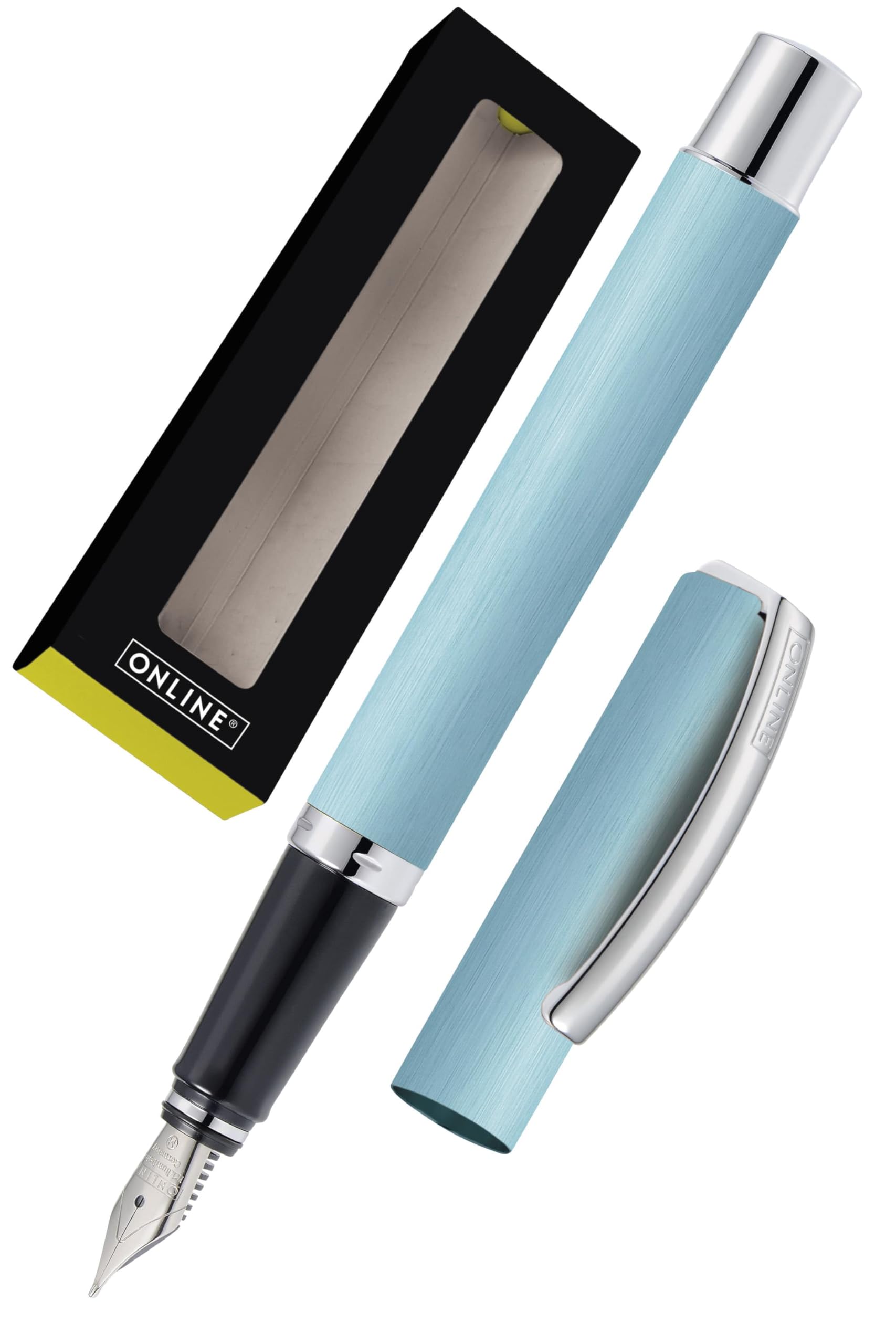 Online Vision Classic Fountain Pen - Turquoise - Fountain Pen for School