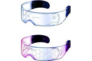 TOODOO Visor Glasses For Women - LED Light Up Visor Glasses With...