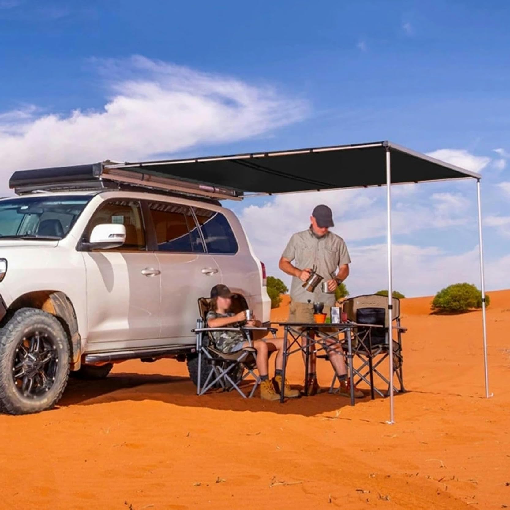 Auvent de véhicule coulissant pour votre tente de camping-car et bivouac en SUV