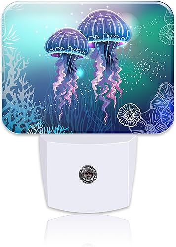 Miniatura 32 de Luz nocturna de sol en colores pastel estilo bohemio retro para enchufar a la pared con sensor de atardecer a amanecer para niños, niñas, niños,