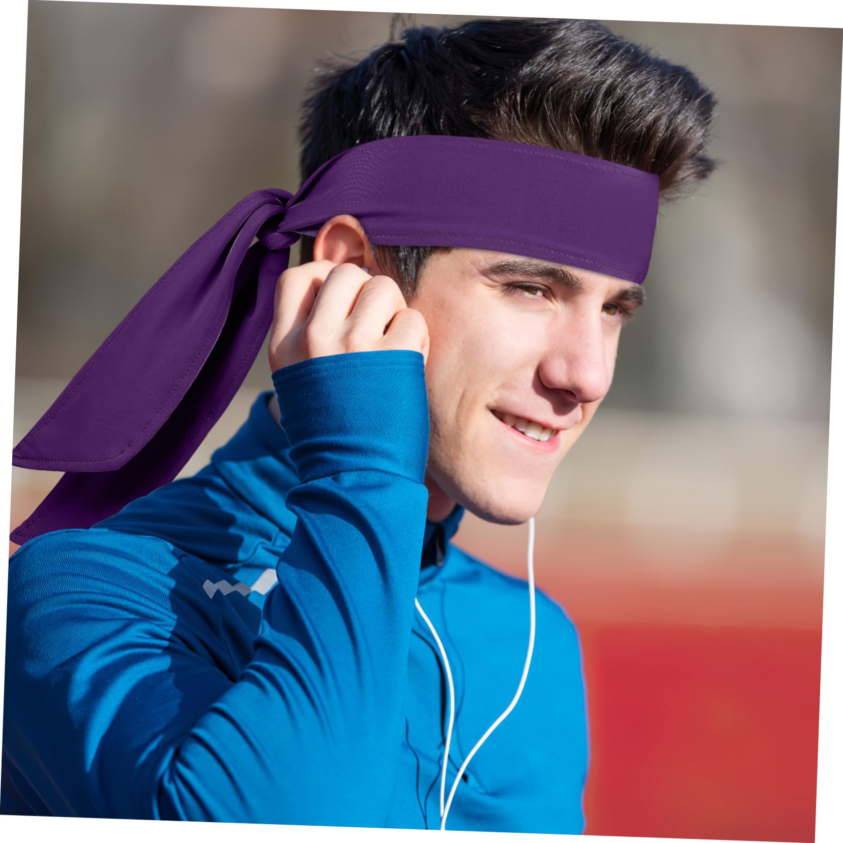 VICASKY Bandeaux Anti-Transpiration Sport à Nouer pour Hommes et Femmes, Lot de 15 Pièces, Tissu Élastique Absorbant, Ajustable, pour Running, Tennis et Fitness