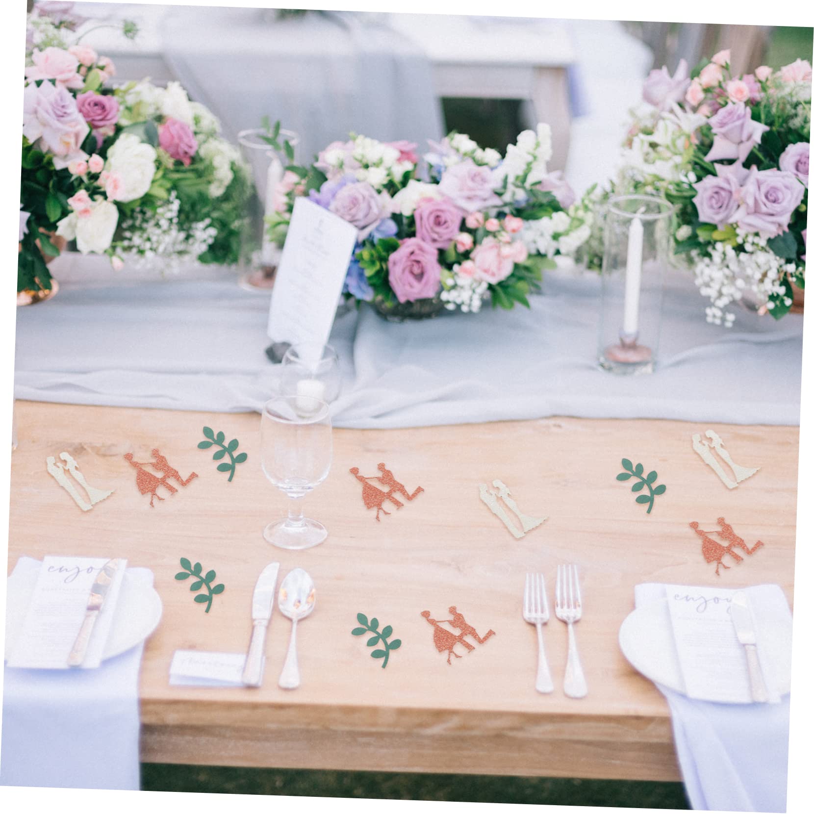 PRETYZOOM 5 Stück 2 Tischkonfetti Konfetti auf dem Hochzeitstisch Hochzeitstischdekoration hochzeitsdeko konfettikanon süsswaren dekoratives Konfetti für die Hochzeitsfeier Hochzeitskonfetti
