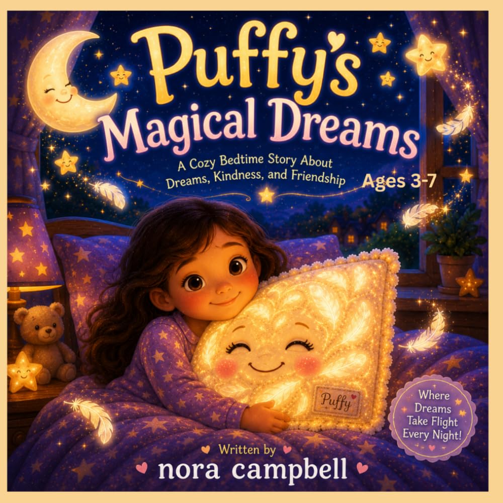 Puffy's Magical Dreams: A Cozy Bedtime Story About Dreams, Kindness, and Friendship. Ages 3-7