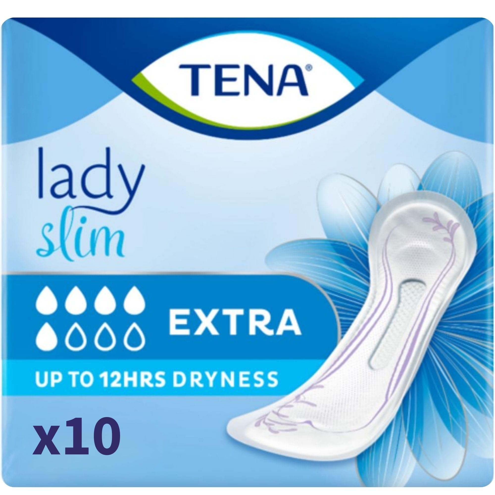 TENA Lady Slim Style | Incontinence Lady Extra Liners | Upto 12 Hours Dryness | Bladder Control Pads | Triple Protection from leaks, odour and moisture | 10 Units-image-8
