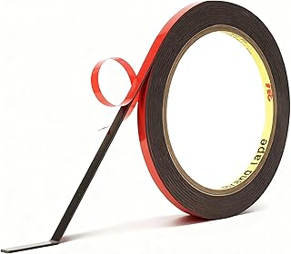 3M Acrylic Plus Tape for Automotive Made of 3M PT1100 0.2"×10Ft Double Sided Tape Heavy Duty for Moldings Claddings Panels Pads and bonding to Automotive Trim