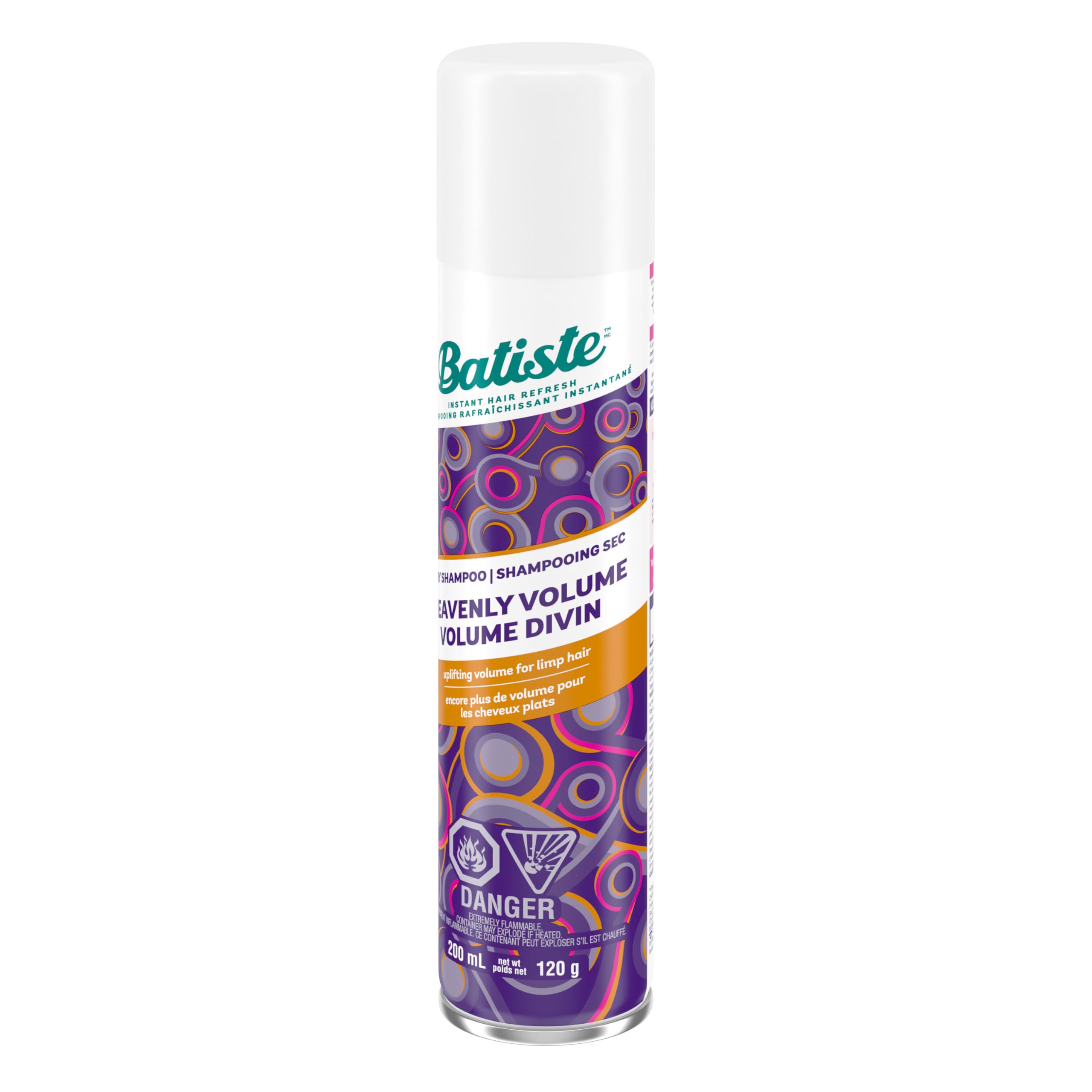 Batiste Heavenly Volume Dry Champú - 200 ml, El embalaje puede variar