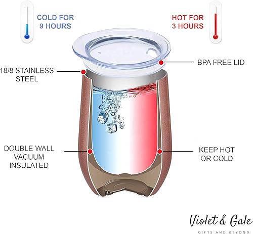 Miniatura 3 de Violet & Gale Tia Gifts in Spanish - Taza de café de 12 onzas, regalos para tías, tía, taza de café